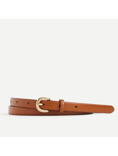 J.Crew Skinny Italian leather belt