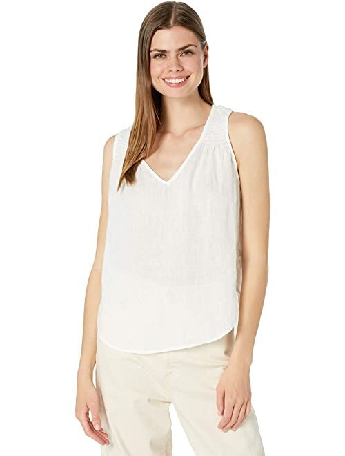 bella dahl Sleeveless V-Neck Smocked Top