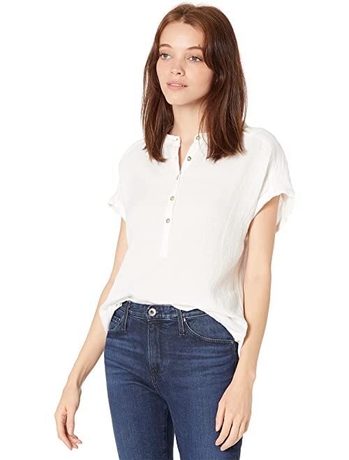 Faherty Women's Desmond Gauze Top