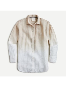 Relaxed-fit dip-dyed Baird McNutt Irish linen shirt