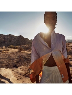 Relaxed-fit dip-dyed Baird McNutt Irish linen shirt