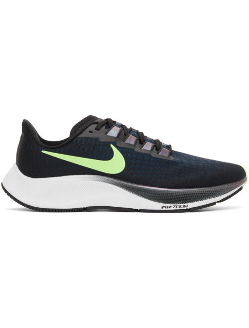 Nike Black & Green Air Zoom Pegasus 37 Sneakers