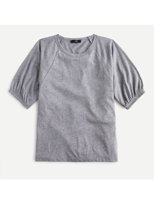 J.Crew Women Solid Puff-sleeve T-shirt