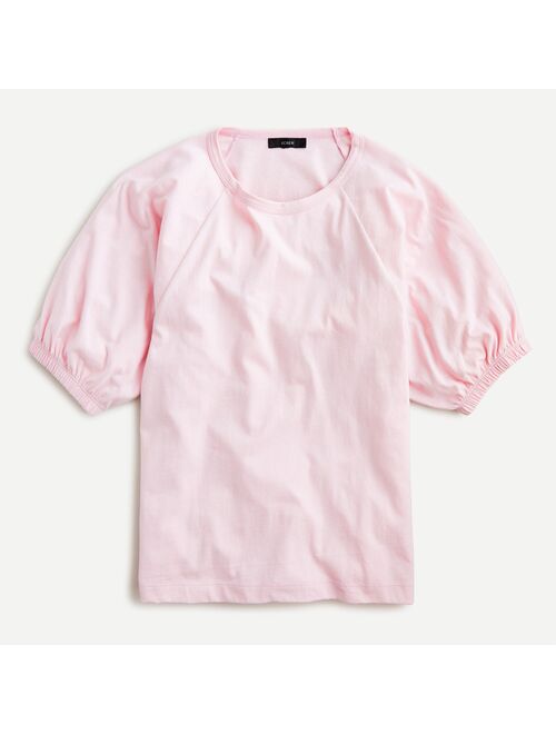 J.Crew Women Solid Puff-sleeve T-shirt