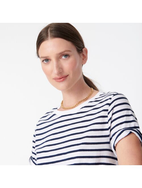 J.Crew New vintage cotton crewneck T-shirt in stripe