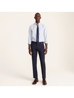 Ludlow Slim-fit unstructured suit pant in English wool-cotton twill