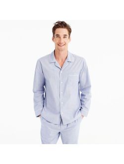 Pajama set in cotton poplin