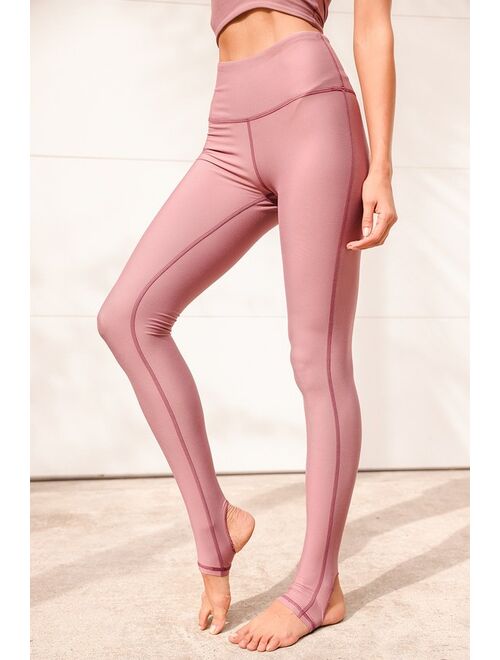 Lulus It's All Repetition Mauve Purple High Impact Leggings