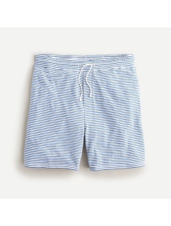 Jersey pajama short in stripe