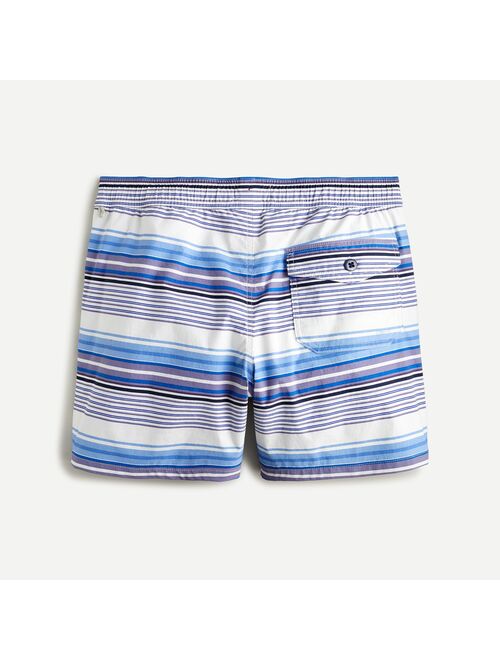 J.Crew 6" stretch swim trunk in stripe