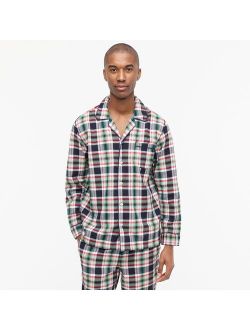 Pajama set in plaid