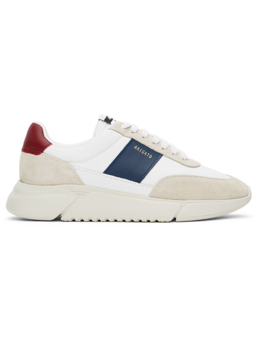 Axel Arigato White & Navy Genesis Vintage Sneakers