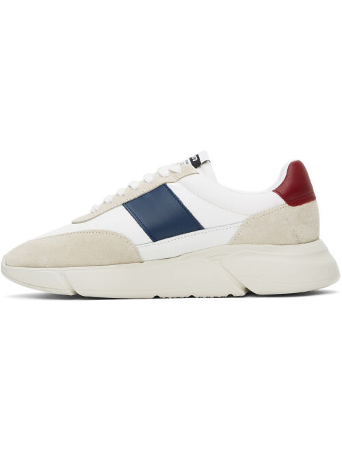 Axel Arigato White & Navy Genesis Vintage Sneakers