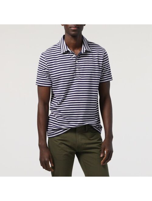 J.Crew Performance jersey polo shirt in stripe