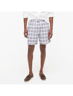 Broken-in organic cotton oxford lounge short