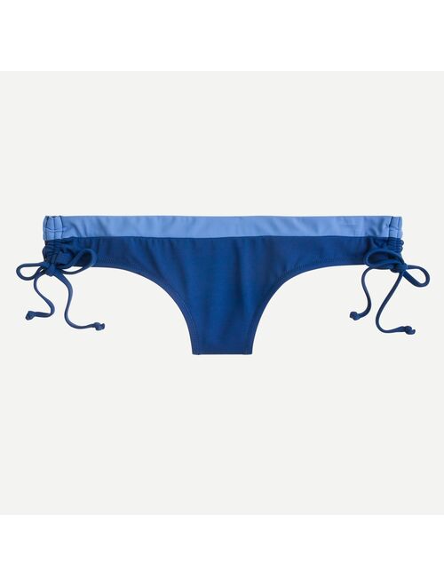 J.Crew Colorblock string bikini bottom