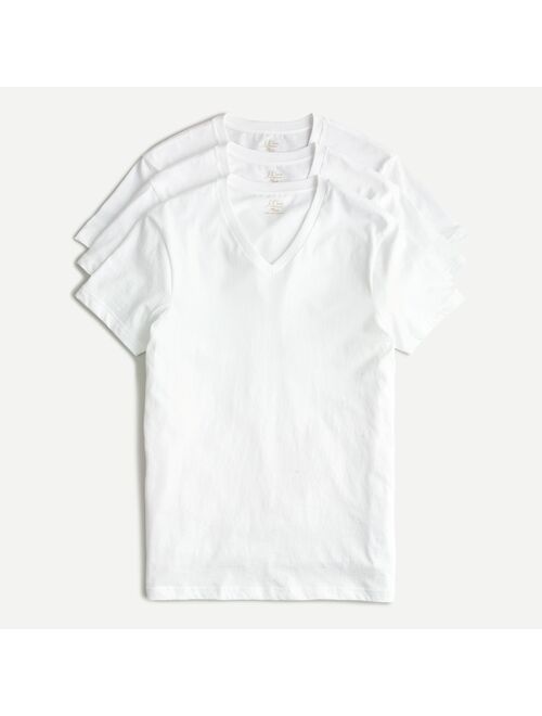 J.Crew White V-neck undershirt three-pack