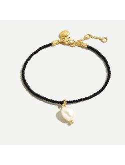 Beachy bead freshwater pearl bracelet