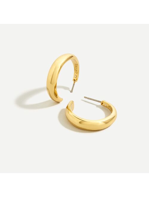 J.Crew Chunky gold hoop earrings