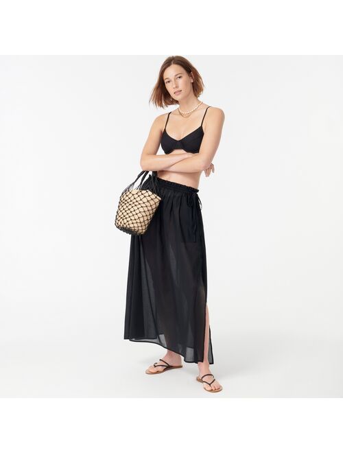 J.Crew Cotton voile beach skirt