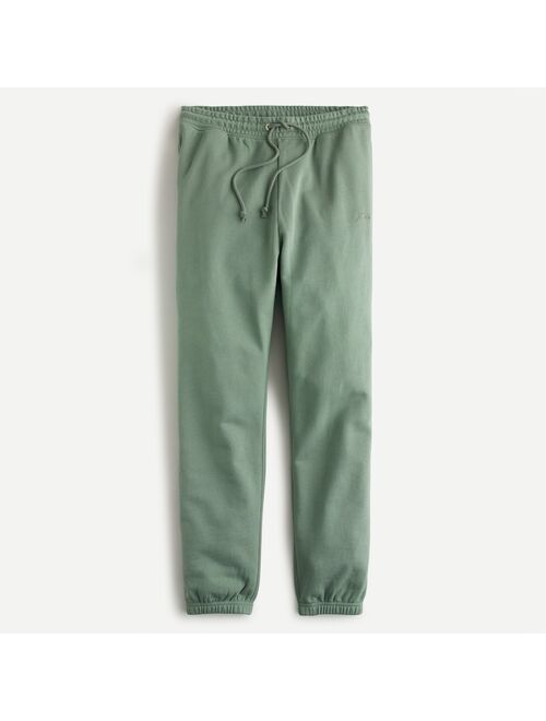 J.Crew Original cotton terry sweatpant with logo embroidery