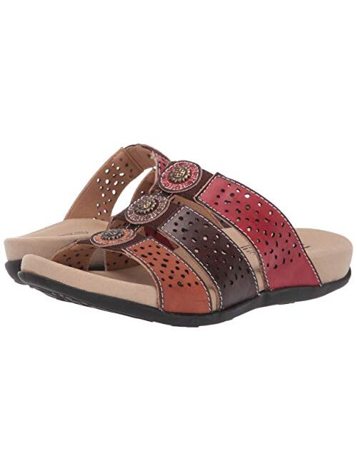 L'Artiste Women's Glennie Leather Slide Sandal