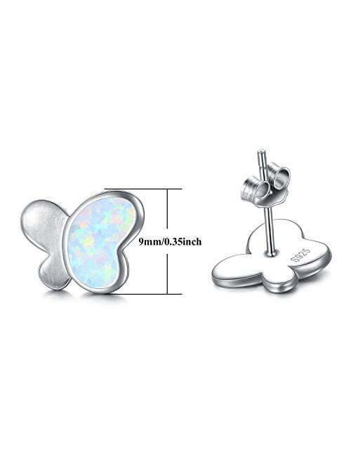 MEDWISE Cute Animal Colections Stud Earrings for Women Daughter 925 Sterling Silver Hypoallergenic Stud Earrings for Sensitive Ears