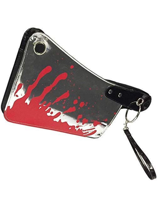 Kreepsville 666 Cleaver Clutch Bag Metallic