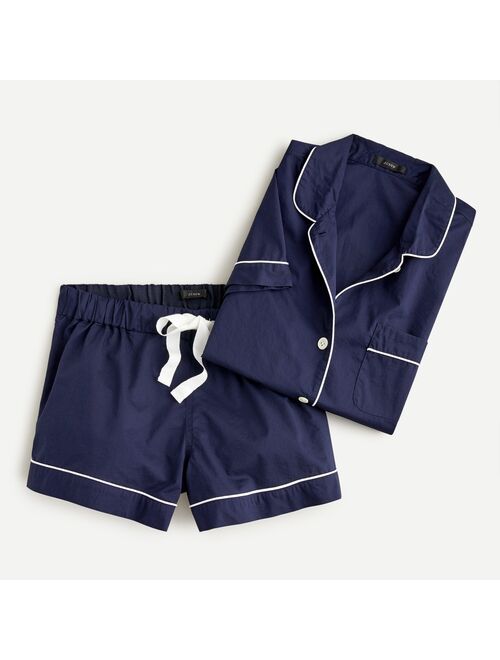 J.Crew End-on-end cotton pajama short set