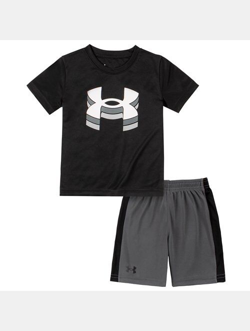 Under Armour Boys' Toddler UA Rising Logo Set