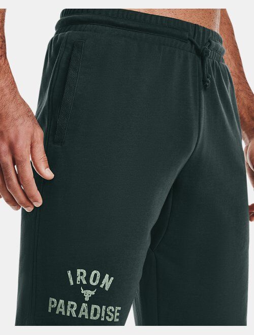 Under Armour Men's Project Rock Terry Iron Shorts