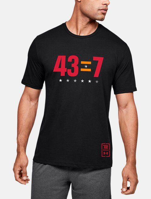 Under Armour Unisex UA TB12 43=7 Short Sleeve