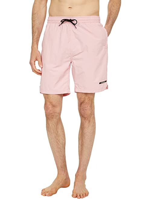 Scotch & Soda Long Length - Solid Recycled Nylon Swimshorts