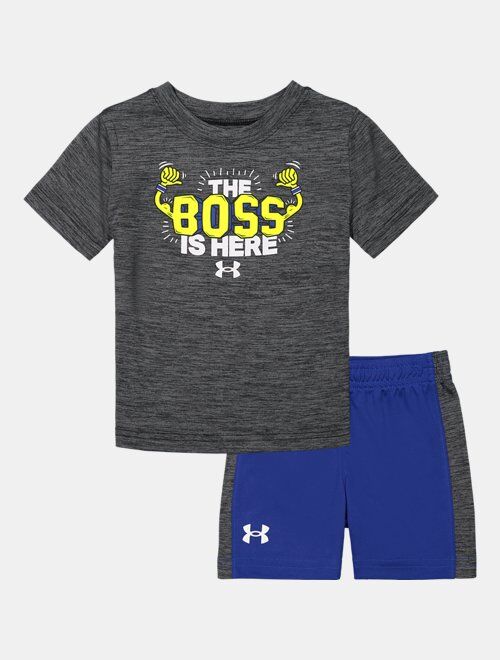 Under Armour Boys' Infant UA The Boss Is Here Set