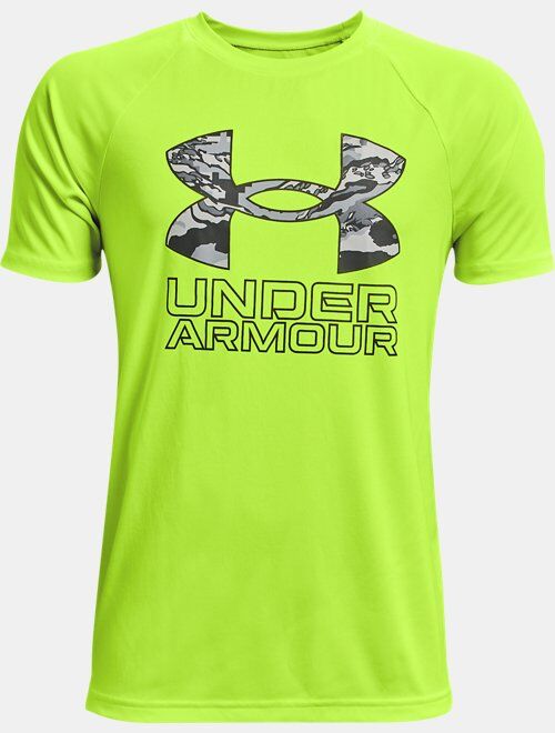 Under Armour Boys' UA Tech™ Hybrid Print Fill Short Sleeve