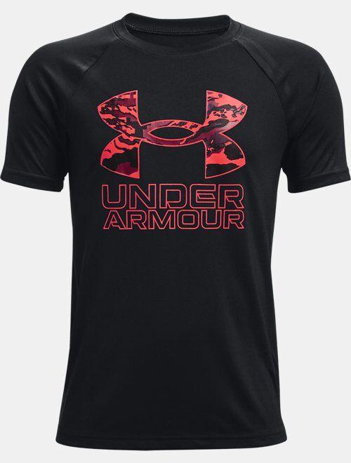 Under Armour Boys' UA Tech™ Hybrid Print Fill Short Sleeve