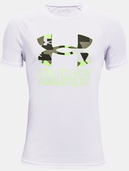 Under Armour Boys' UA Tech™ Hybrid Print Fill Short Sleeve