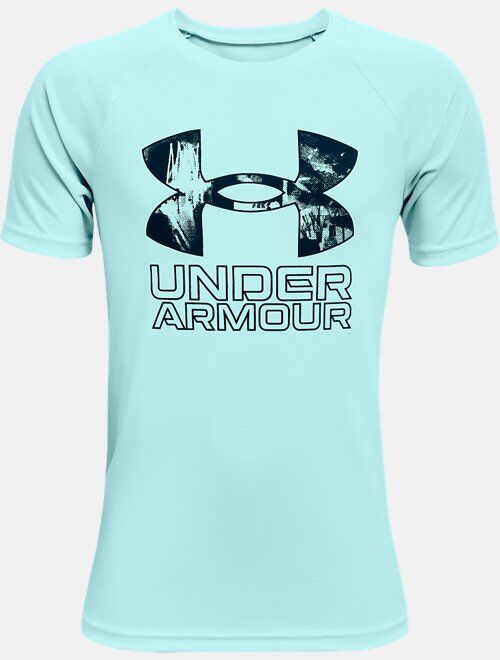 Under Armour Boys' UA Tech™ Hybrid Print Fill Short Sleeve