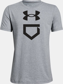 Boys' UA Baseball Plate Short Sleeve