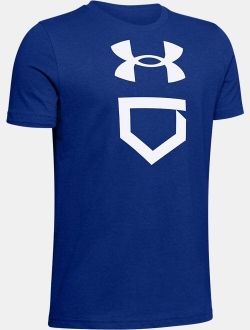 Boys' UA Baseball Plate Short Sleeve