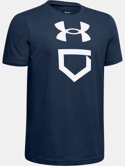 Boys' UA Baseball Plate Short Sleeve