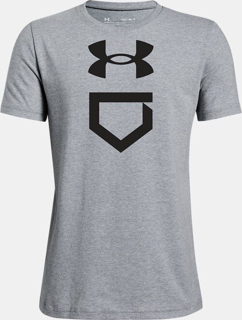 Under Armour Boys' UA Baseball Plate Short Sleeve