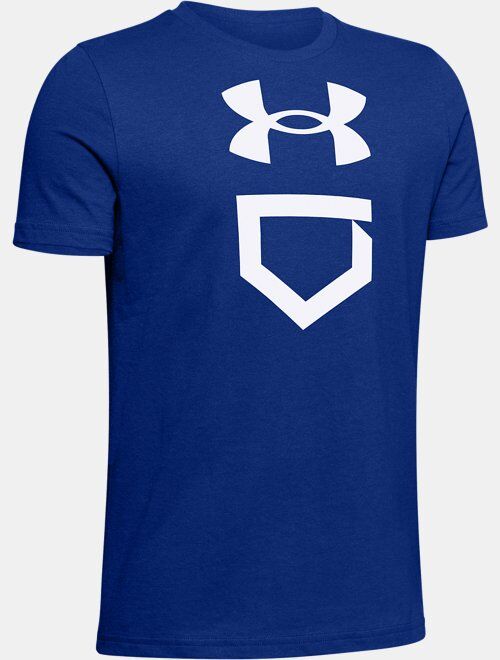 Under Armour Boys' UA Baseball Plate Short Sleeve