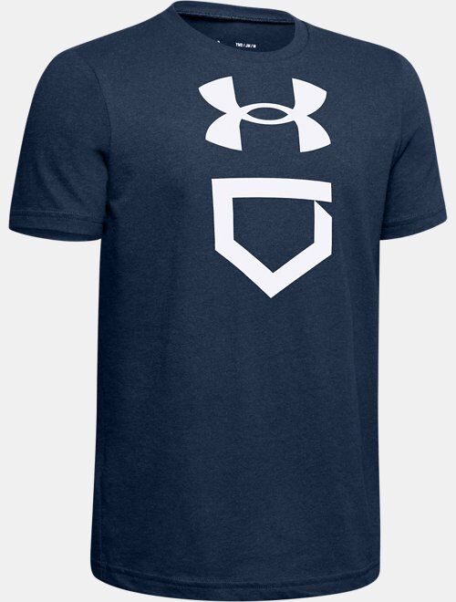 Under Armour Boys' UA Baseball Plate Short Sleeve