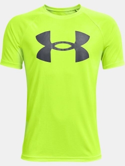 Boys' UA Tech Big Logo Short Sleeve