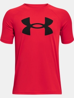 Boys' UA Tech Big Logo Short Sleeve