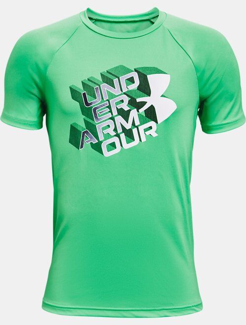 Under Armour Boys' UA Tech™ Glow Half Symbol Short Sleeve