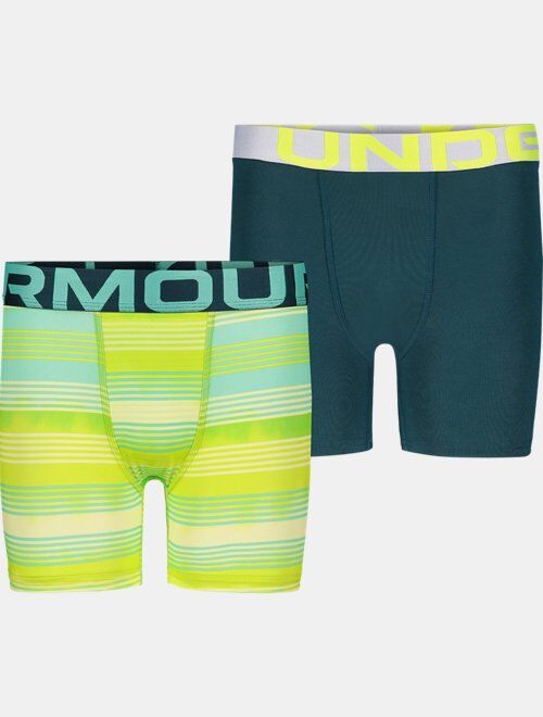 Under Armour Boys' UA Stripe Boxerjock® Set 2-Pack