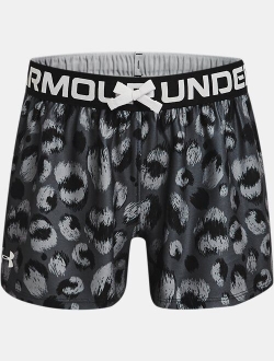 Girls' UA Play Up Printed Shorts