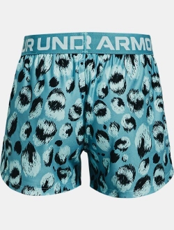 Girls' UA Play Up Printed Shorts